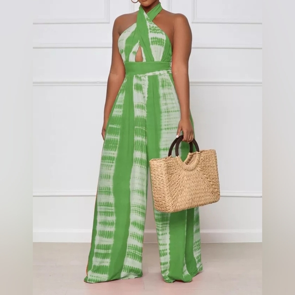 soyaza Pants - Fashion Halter Jumpsuit new size S,M avaliable Strech Material.